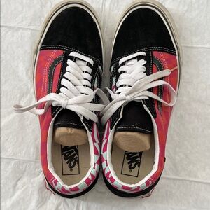 Vans Old Skool Twist ‘Warp Checker’ multi colored patterned sneakers